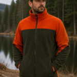 ΖΑΚΕΤΑ polar fleece 350gr ΧΑΚΙ ΠΟΡΤΟΚΑΛΙ κωδ. irk 88