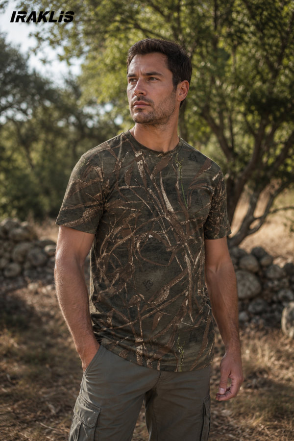 t shirt 100% bamb. konto maniki ΔΑΣΟΥΣ /κωδ. irk 63/