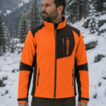 softshell orange hunting jacket percussion κωδ. perc 5