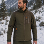 softshell green hunting jacket percussion κωδ. perc 15103