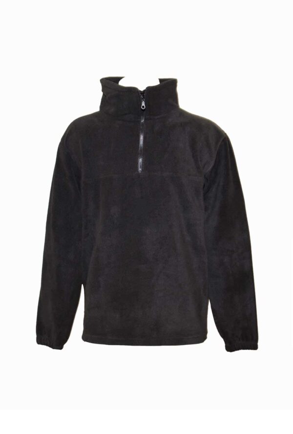 ΜΠΛΟΥΖΑ POLAR FLEECE 350gr ΜΑΥΡΗ ANTI-BOULOCHE ΜΕ ΦΕΡΜΟΥΑΡ   / κωδ  IRK-177 /