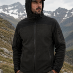ΖΑΚΕΤΑ tactikal polar fleece me ΚΟΥΚΟΥΛΑ ΜΑΥΡΗ / κωδ. mrk 53