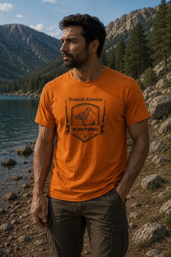 Μπλουζακι t shirt πορτοκαλι μπεκατσα / κωδ. irk 247