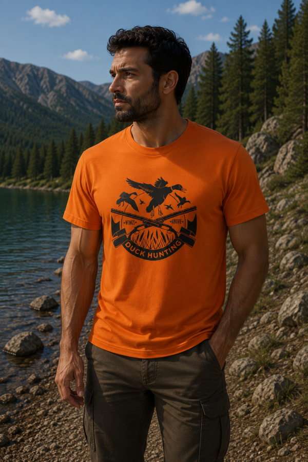Μπλουζάκι t shirt Πορτοκαλί “Πάπια” | irk 246