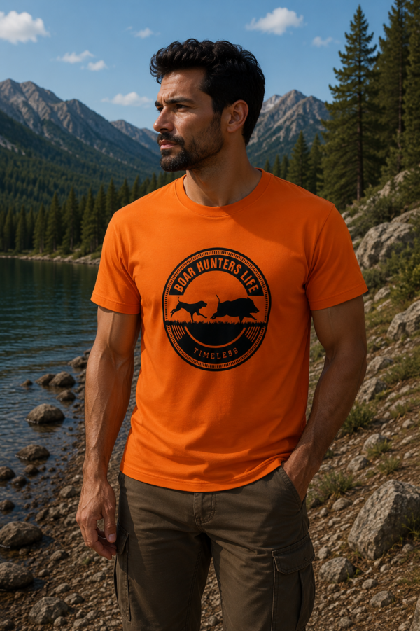 Μπλουζακι t shirt πορτοκαλι αγριογουρουνο / κωδ. irk 245