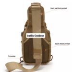 Τσάντακι στήθους cross body αδιάβροχο Army Tactical  μπεζ . κωδ. IRK-405 - Image 4