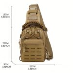 Τσάντακι στήθους cross body αδιάβροχο Army Tactical  μπεζ . κωδ. IRK-405 - Image 6