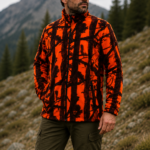 ΖΑΚΕΤΑ fleece orange camo κωδ. tox 078c