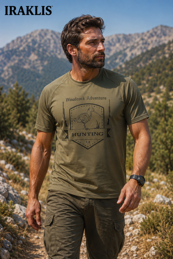 Μπλουζάκι dry tech χακί μπεκάτσα / κωδ irk 114