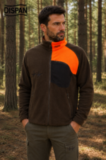 ΖΑΚΕΤΑ polar fleece dispan 280gr ΧΑΚΙ ΜΑΥΡΟ ΠΟΡΤΟΚΑΛΙ κωδ. disp 27f