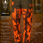 Παντελόνι percussion Αδιάβροχο Χακί orange camo Κωδ. perc 10155orange camo
