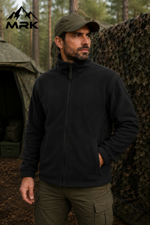 mrk Ζακέτα fleece Μαύρη κωδ. mrk 54