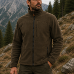 toxotis active wear Ζακέτα microfleece Χακί κωδ. tox 065