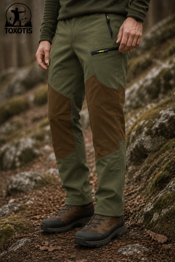 Παντελόνι toxotis soft shell green κωδ. tox sp01
