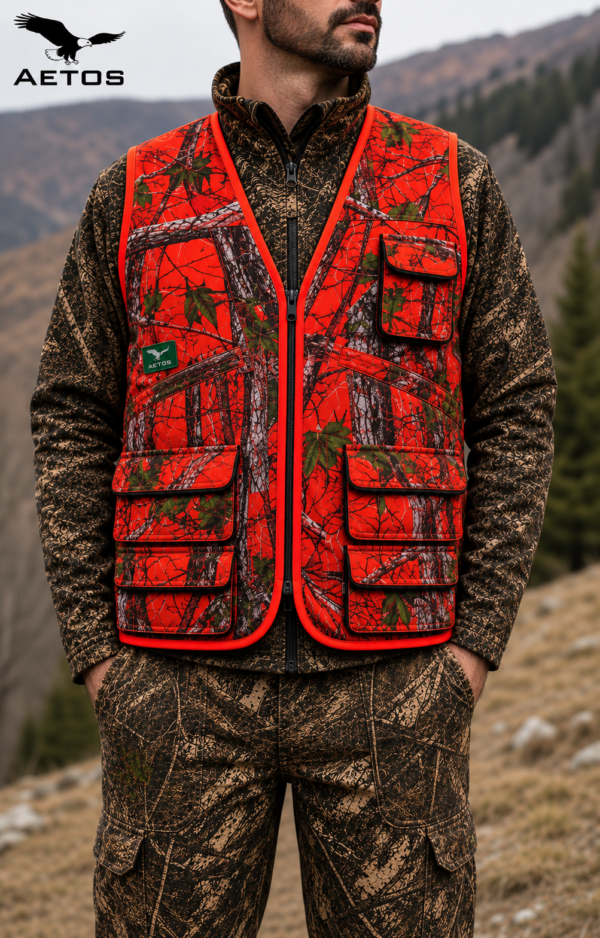 ΓΙΛΕΚΟ ΚΥΝΗΓΙΟΥ ΑΕΤΟΣ orange camo ΠΑΡΑΛΛΑΓΗΣ κωδ. aetos a100orange