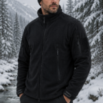 Ζακέτα tactical esdy fleece Μαύρο χωρίς Κουκούλα κωδ. esdy 3