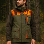 Τζάκετ Αδιάβροχο και Στεγανό toxotis active wear Χακί orange camo κωδ. t0x 1000c