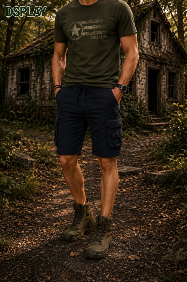 Ανδρικη dsplay Βερμουδα cargo yl17867blue