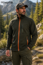 toxotis Ζακέτα microfleece Χακί 180gr κωδ. tox 062