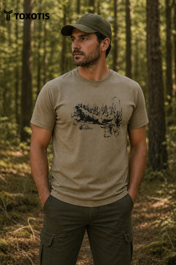 toxotis t shirt Κοντομάνικη Μπλούζα setter Σκύλος active wear κωδ. tox 05gds