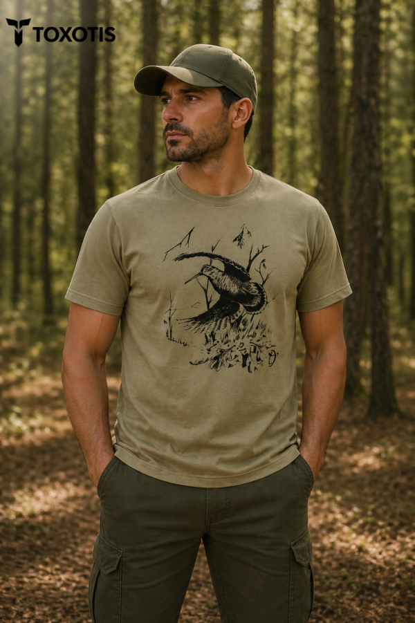 toxotis t shirt Κοντομάνικη Μπλούζα Μπεκάτσα active wear κωδ. tox 05gb