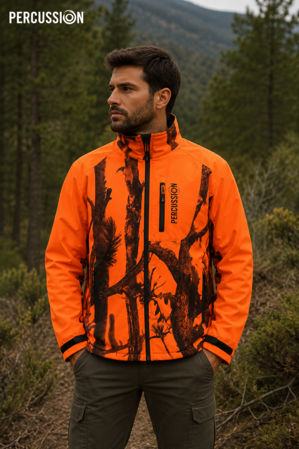 Τζακετ pecussion orange camo new 15195